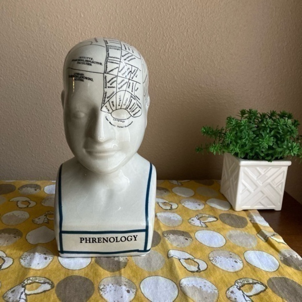 Phrenology by L.N Fowler head bust